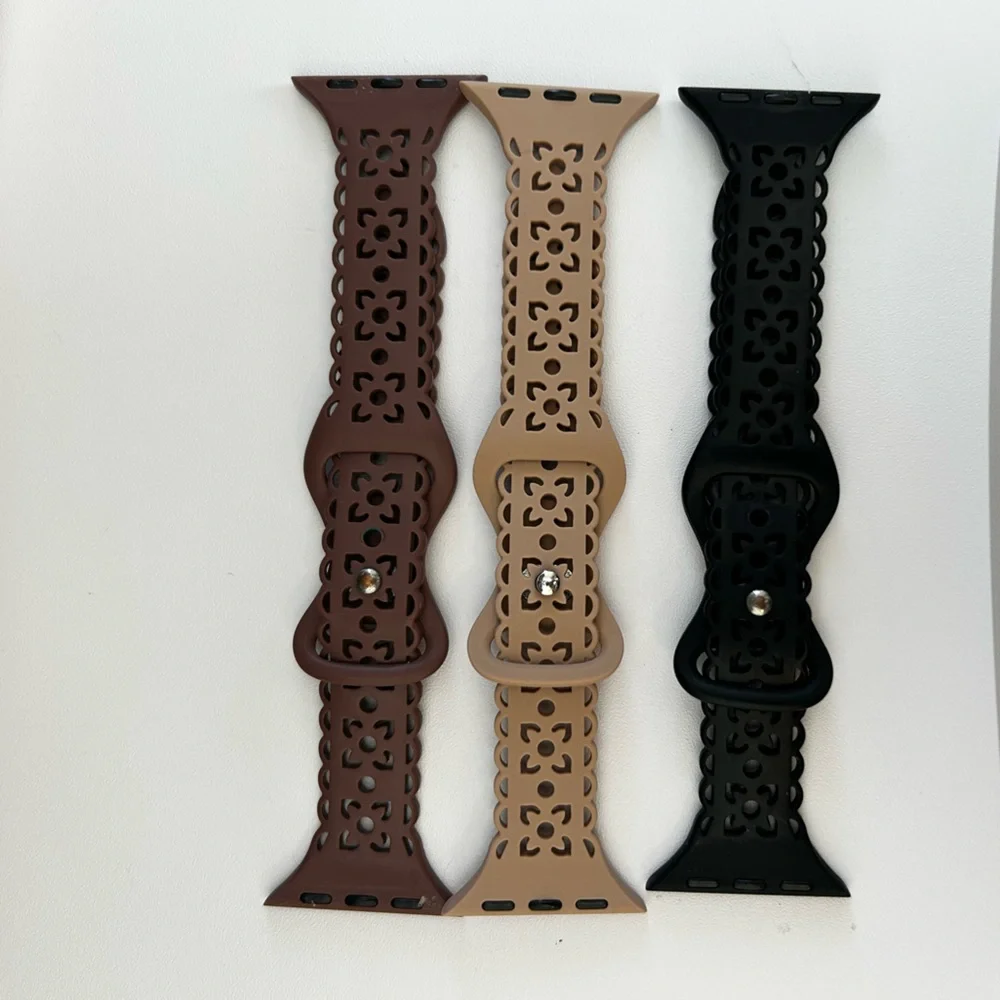Variety of Silicone Apple Watch Bands